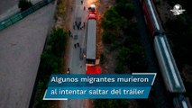 Migrantes fallecidos en tráiler en Texas fueron rociados con condimento para bisteces