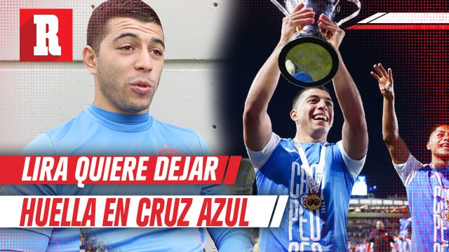 Erik Lira: 'Vine a dejar huella y a hacer historia en Cruz Azul'