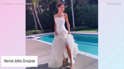 Marion Jollès-Grosjean "a un peu fané" : 10 ans après son mariage avec Romain, elle reporte sa robe