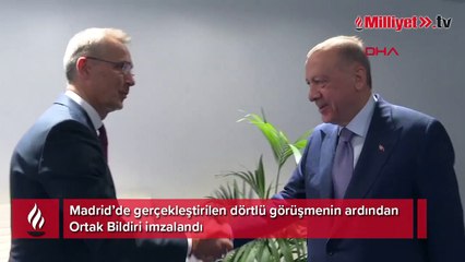 Madrid'deki 4'lü zirveden mutabakat çıktı!