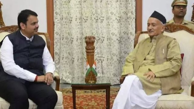 Maharashtra political crisis: Devendra Fadnavis meets Governor, seeks floor test