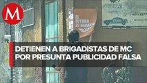 Juan Zepeda acusa hostigamiento del gobierno de Neza a brigadistas de MC