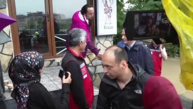 İçişleri Bakanı Soylu, sel afetinin yaşandığı Bartın'da incelemelerde bulundu