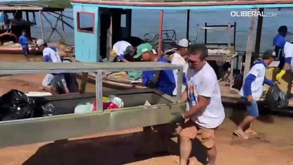 Mutirão retira 9 toneladas de lixo dos rios Xingu e Fresco