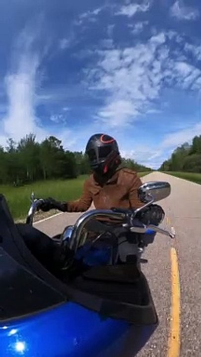 Motorcycle Hits Deer