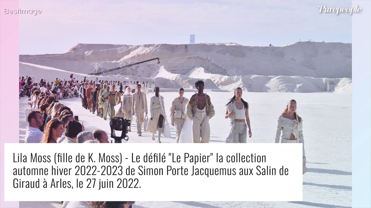 Kate Moss : Sa fille Lila (19 ans) mannequin canon du défilé Jacquemus