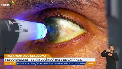 Glaucoma colírio à base de cannabis tem mais eficácia