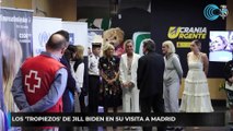 Los 'tropiezos' de Jill Biden en su visita a Madrid