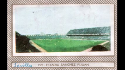 STICKERS RUIZ ROMERO SPANISH CHAMPIONSHIP 1959 (SEVILLA FOOTBALL TEAM)