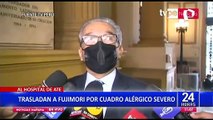 Alberto Fujimori: expresidente es trasladado de emergencia a hospital por un cuadro de alergia