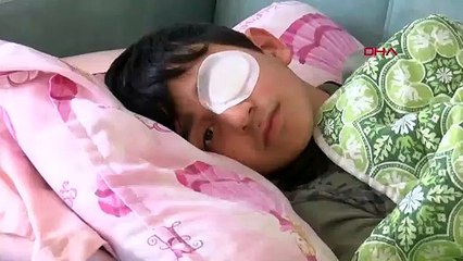 13 yaşındaki çocuğa görme kaybı yaratan yumruk