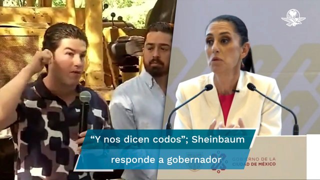 Sheinbaum responde a dichos de Samuel García, “si requiere de apoyo, ahí estaremos”, dice
