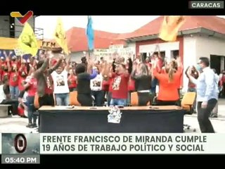 Frente Francisco de Miranda cumple 19 años como organización de trabajo revolucionario