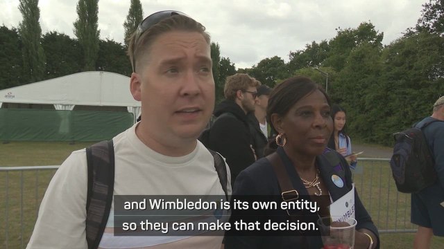 Tennis fans split on Wimbledon ban on Russian players
