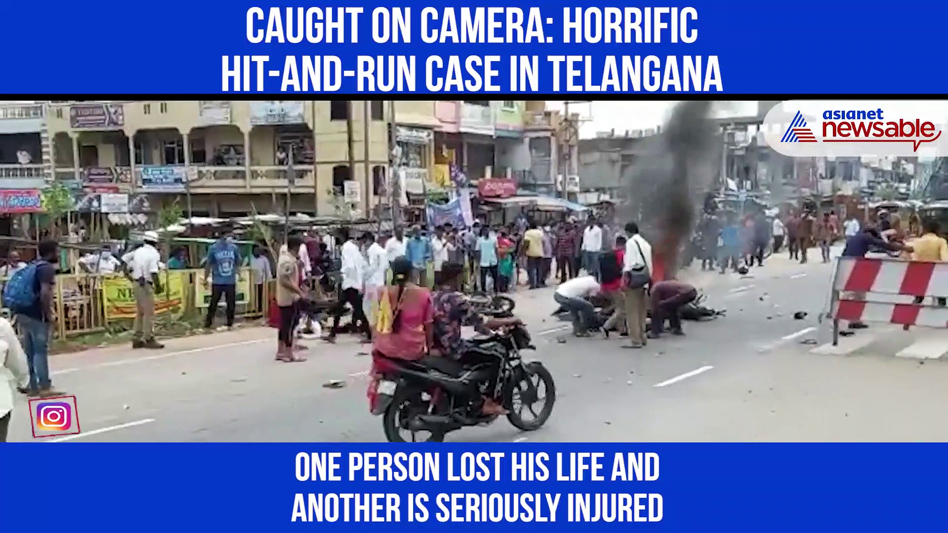 Caught on camera: Horrific hit-and-run case in Telangana