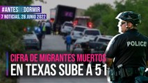 Cifra de migrantes muertos en tráiler en Texas sube a 51