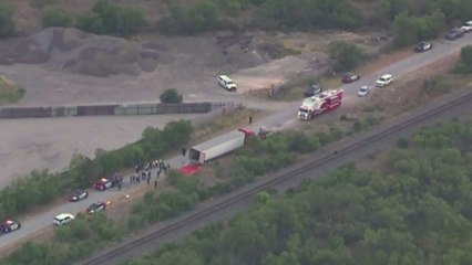 At least 51 migrants dead after being found inside sweltering truck trailer in Texas
