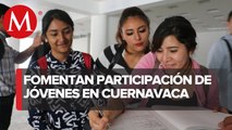 Morelos promueve Jóvenes Construyendo el Futuro a colonias de Cuernavaca