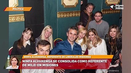 Ninfa Alvarenga se consolida como referente de Milei en Misiones