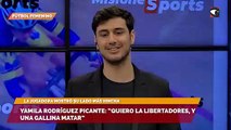 Yamila Rodríguez picante Quiero la Libertadores, y una gallina matar