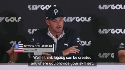 DeChambeau to donate extra LIV money to charity