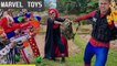 Marvel Toys - Spider X Warriors Nerf Guns Fight Criminal Group Dangerous Robbers