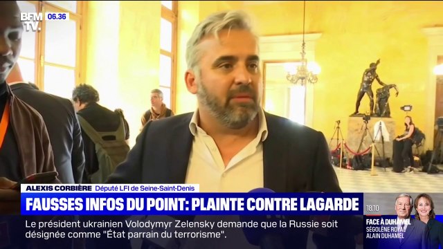 Fausses accusations contre Garrido et Corbière: le journaliste du Point porte plainte contre Jean-Christophe Lagarde et un ex-policier