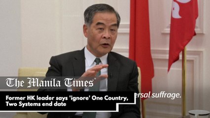 Former HK leader says 'ignore' One Country, Two Systems end date