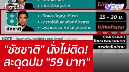 "ชัชชาติ" นั่งไม่ติด! สะดุดปม "59 บาท" : เจาะลึกทั่วไทย (29 มิ.ย. 65)