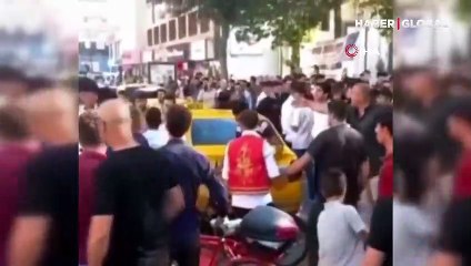 Taciz iddiası ortalığı savaş alanına çevirdi! Şüpheliye meydan dayağı
