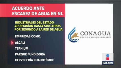 GF logra acuerdo con industriales de NL para combatir escasez de agua