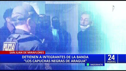 SJM: cae banda delincuencial que practicaba rituales antes de realizar asaltos