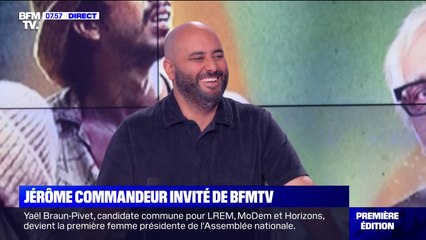 Jérôme Commandeur est l'invité de BFMTV à l'occasion de la sortie de son film "Irréductible"