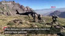 Eren-Abluka 2 operasyonunda 4 terörist etkisiz hale getirildi