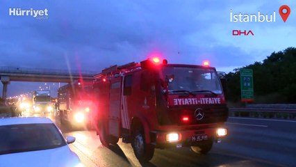 Eyüpsultan'da 2 TIR'ın karıştığı kazada sürücüler şans eseri yara almadan kurtuldu