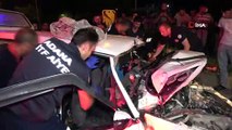 Adana’da otomobil işçi servisine arkadan çarptı: Yaralılar var