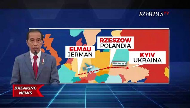 Inilah Rute Perjalanan Presiden Jokowi Kunjungi Ukraina dan Rusia dalam Misi Damai