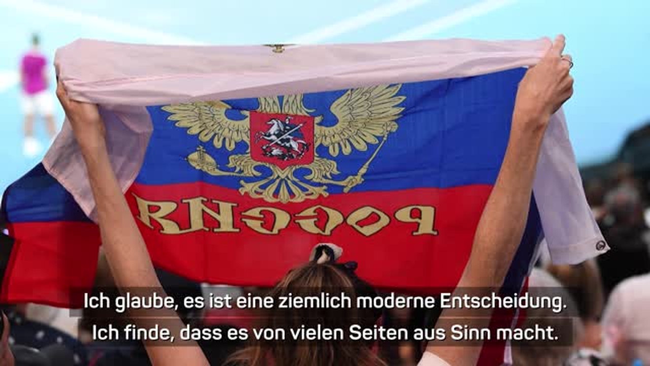 Tennis-fans reagieren auf bann russischer spieler