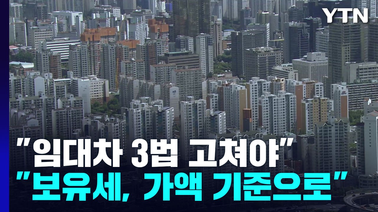 "임대차 3법 사실상 폐지해야...부동산 세금은 가액 기준으로" / YTN