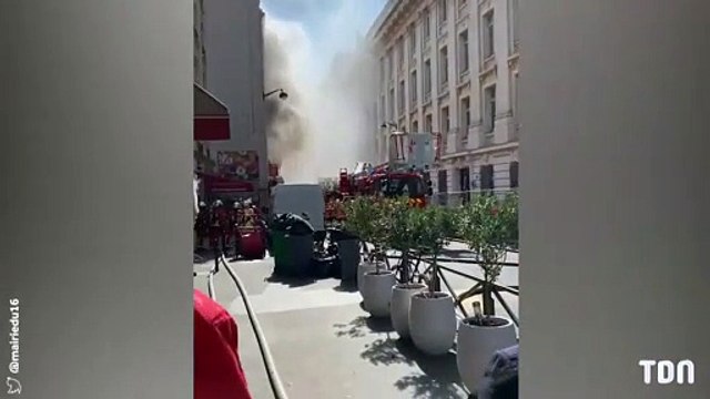 Un violent incendie en plein Paris !