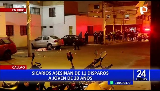 Callao: sicarios asesinan de 11 disparos a joven de 20 años