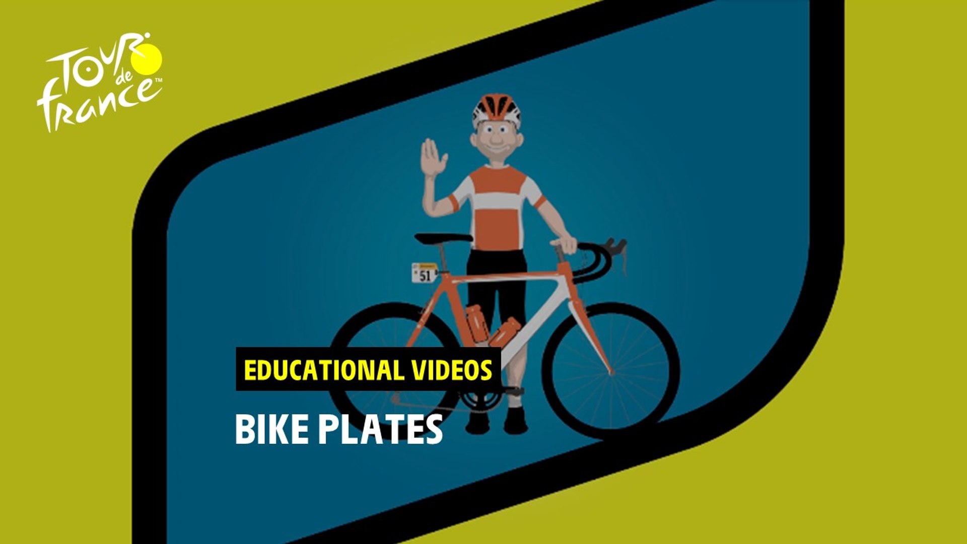 Educational videos - Bike plates - #TDF2022