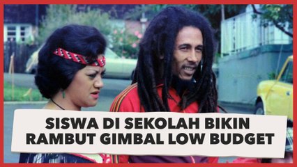 Siswa di Sekolah Bikin Rambut Gimbal Low Budget, Pakai Daun Tinggal Tancap