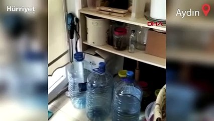 Aydın'da sahte içki operasyonu: 2 gözaltı