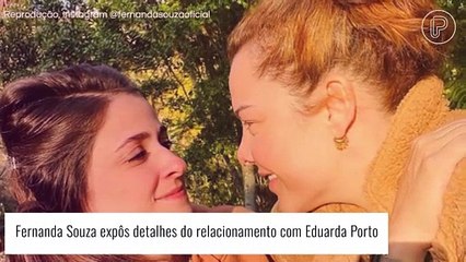 Fernanda Souza detalha rotina do namoro com Eduarda Porto e concilia relação com agenda