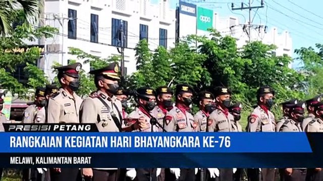 Sambut Hari Bhayangkara Ke-76, Polres Melawi Gelar Upacara Ziarah Tabur Bunga di Taman Makam Bahagia Pinoh-