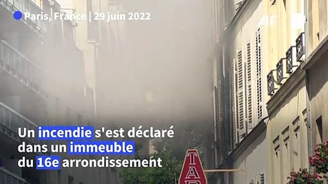 Paris: un incendie dans un immeuble du 16e arrondissement fait neuf blessés