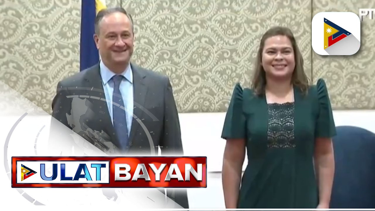 Foreign delagates, nag-courtesy call kay VP-elect Sara Duterte