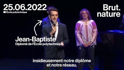 Le discours de révolte des jeunes diplômés de Polytechnique