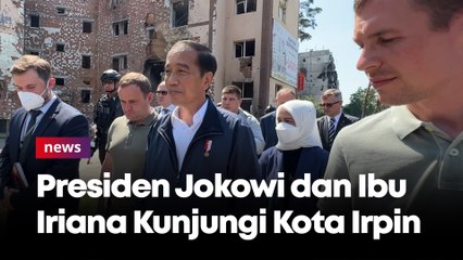 Melihat Rusaknya Apartemen Akibat Perang di Ukraina, Jokowi: Sangat Menyedihkan Sekali